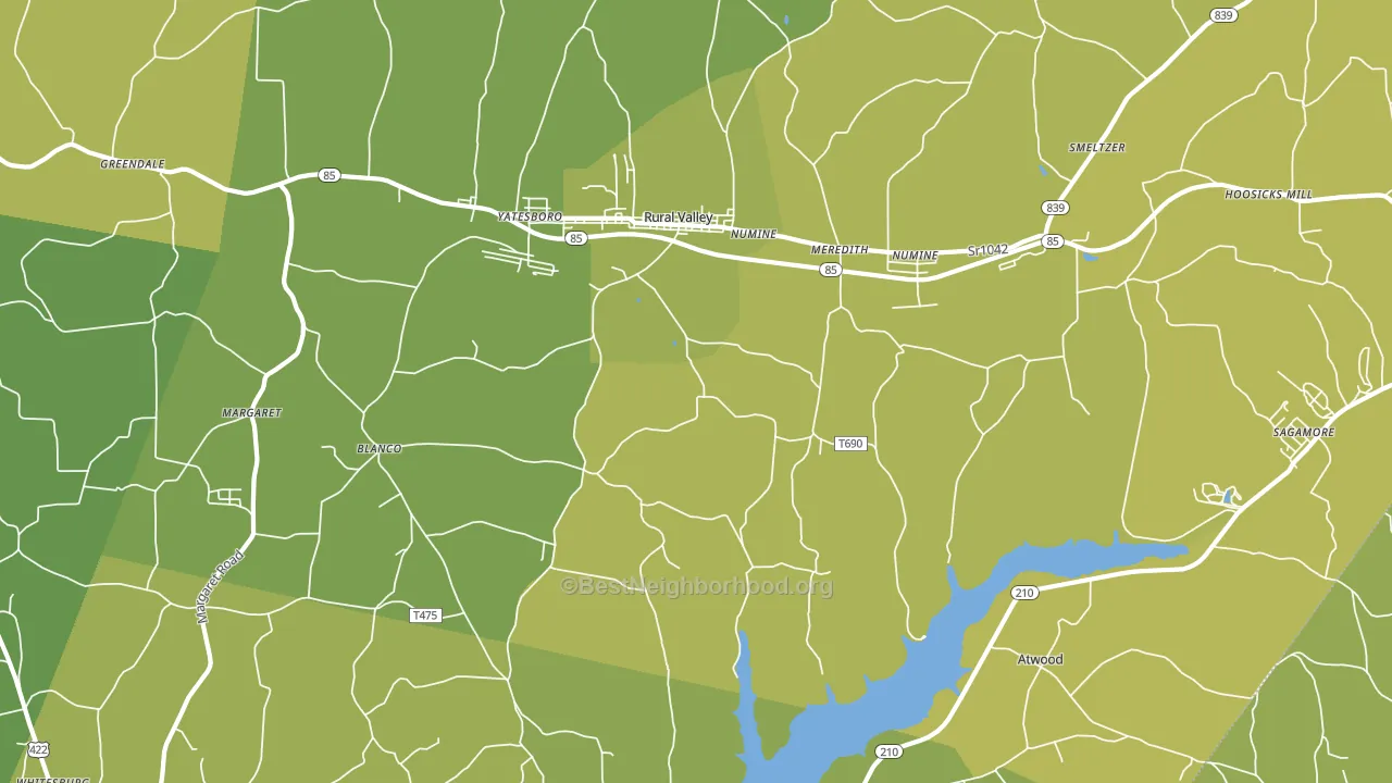 16249, PA block-group voter-turnout map