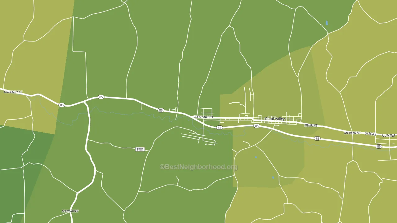 16263, PA block-group voter-turnout map