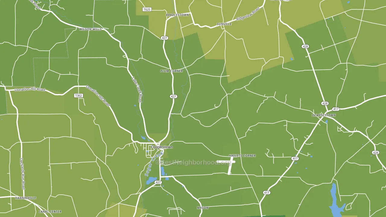 16317, PA block-group voter-turnout map