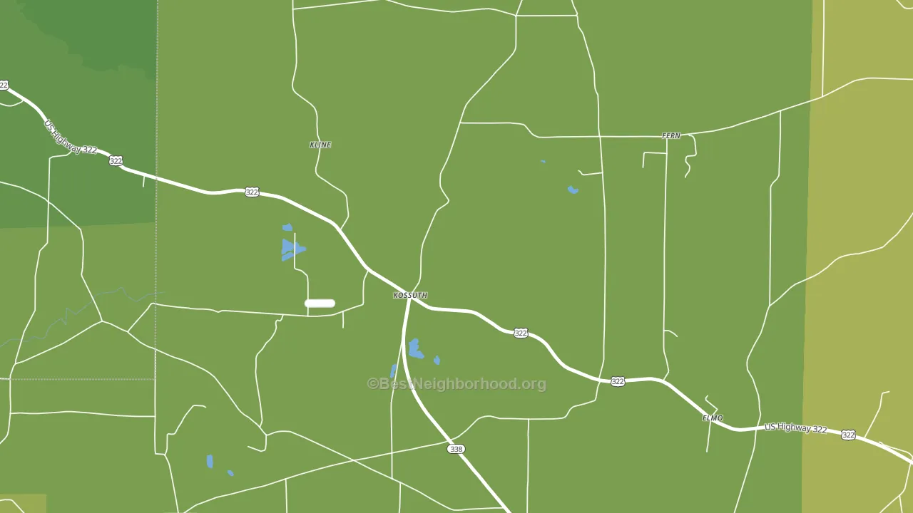 16331, PA block-group voter-turnout map