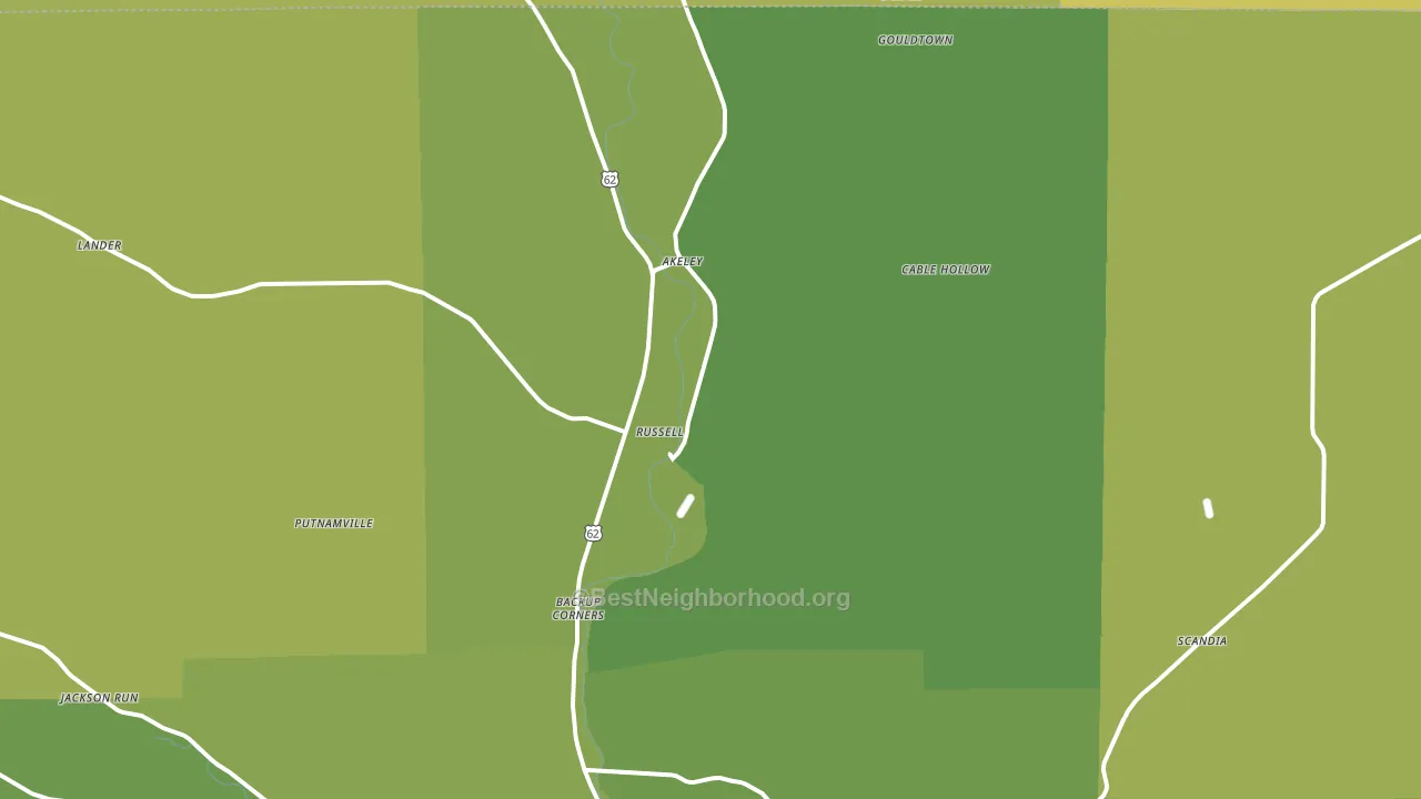 16345, PA block-group voter-turnout map