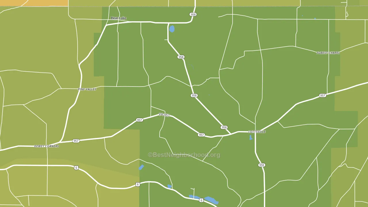 16402, PA block-group voter-turnout map