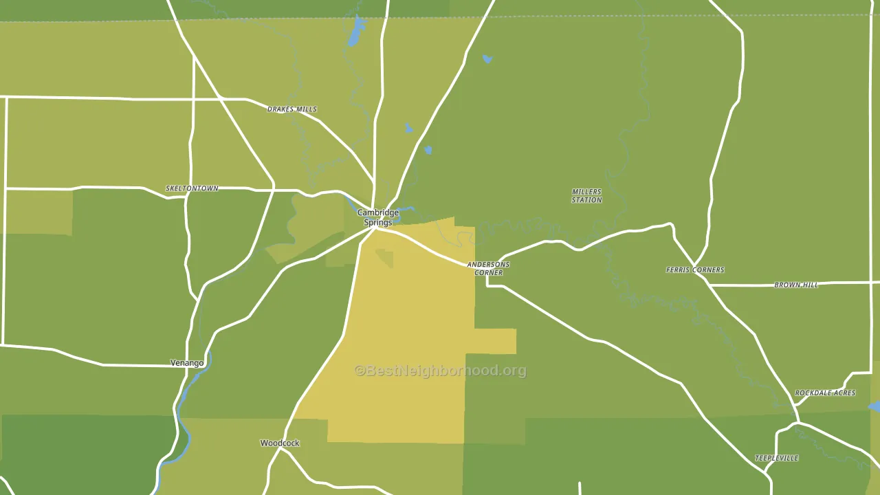 16403, PA block-group voter-turnout map