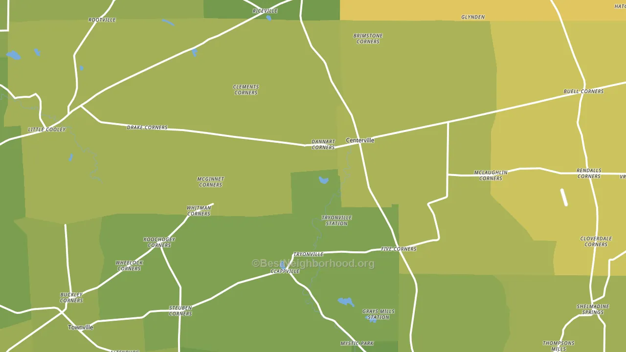 16404, PA block-group voter-turnout map