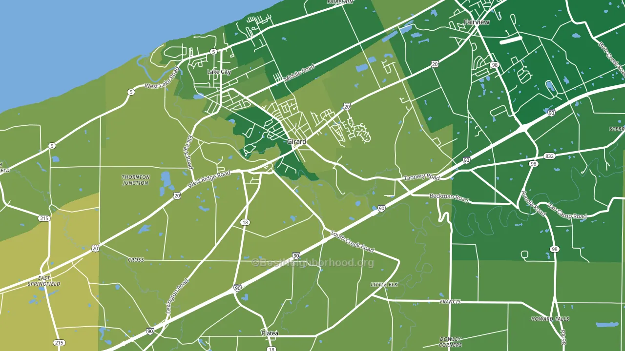 16417, PA block-group voter-turnout map