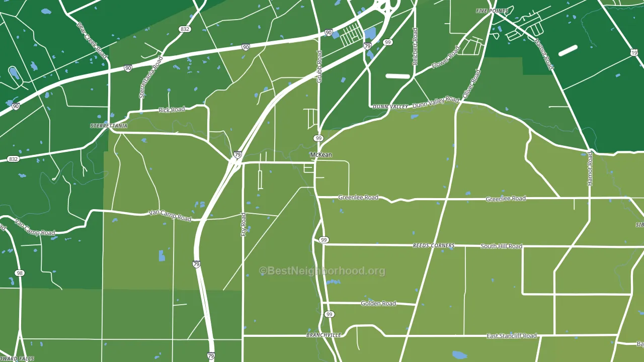 16426, PA block-group voter-turnout map