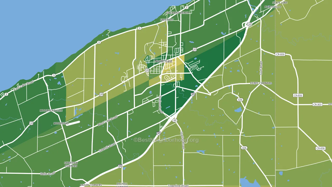16428, PA block-group voter-turnout map