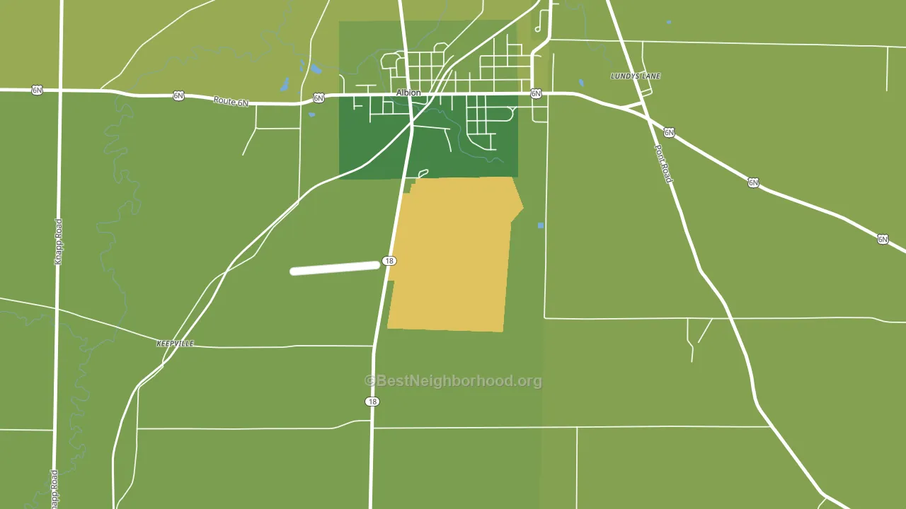 16475, PA block-group voter-turnout map
