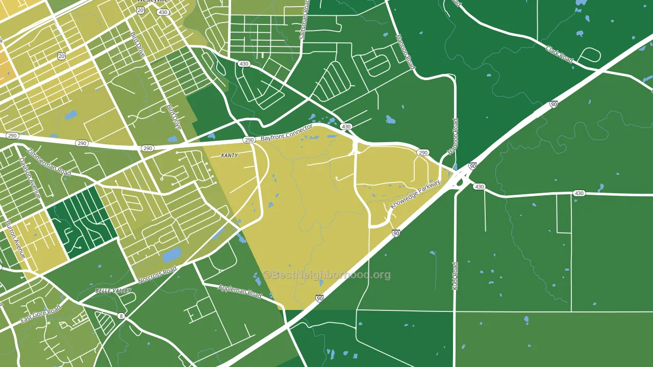 16563, PA block-group voter-turnout map