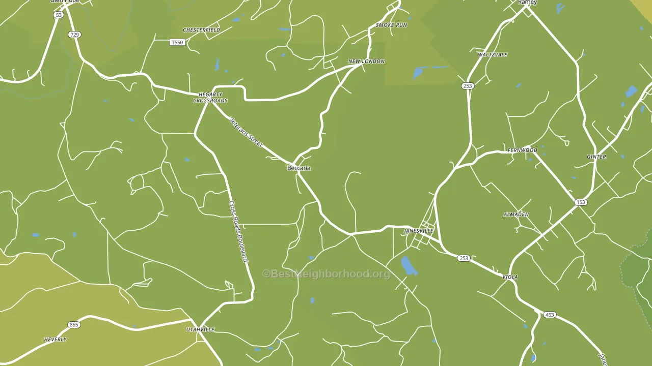 16616, PA block-group voter-turnout map