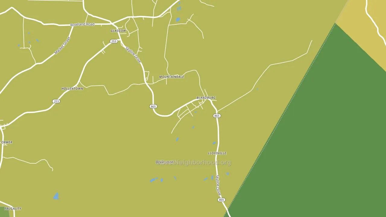 16619, PA block-group voter-turnout map