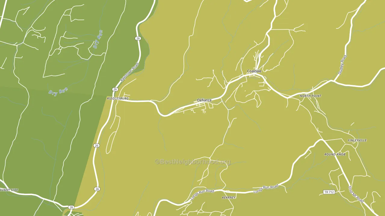 16633, PA block-group voter-turnout map