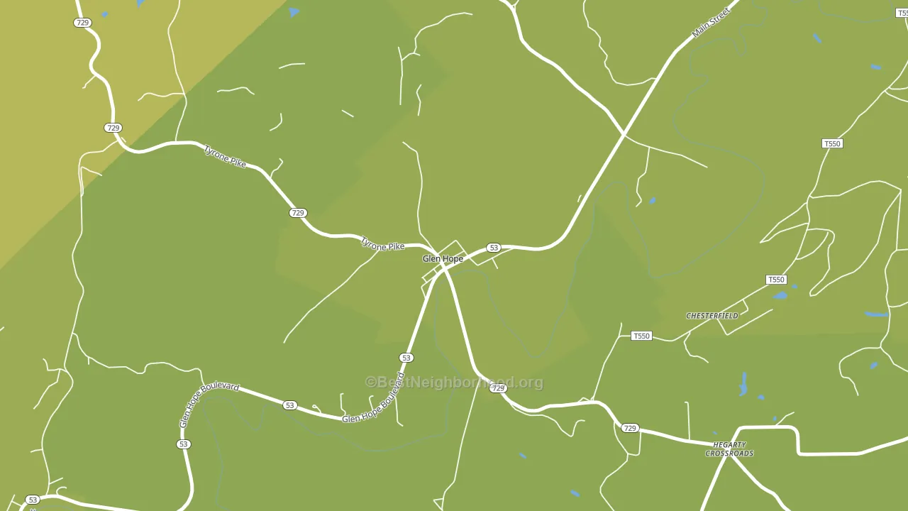 16645, PA block-group voter-turnout map