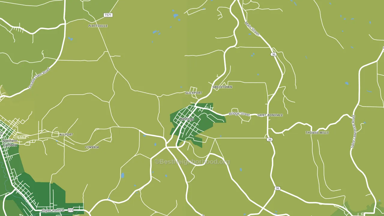 16646, PA block-group voter-turnout map