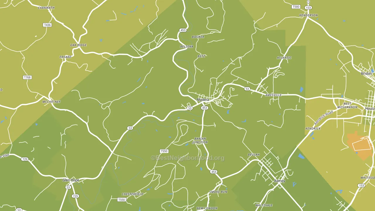 16661, PA block-group voter-turnout map