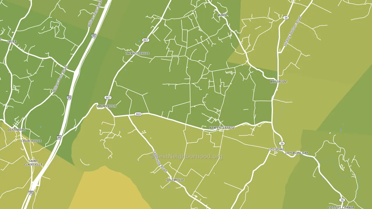 16664, PA block-group voter-turnout map