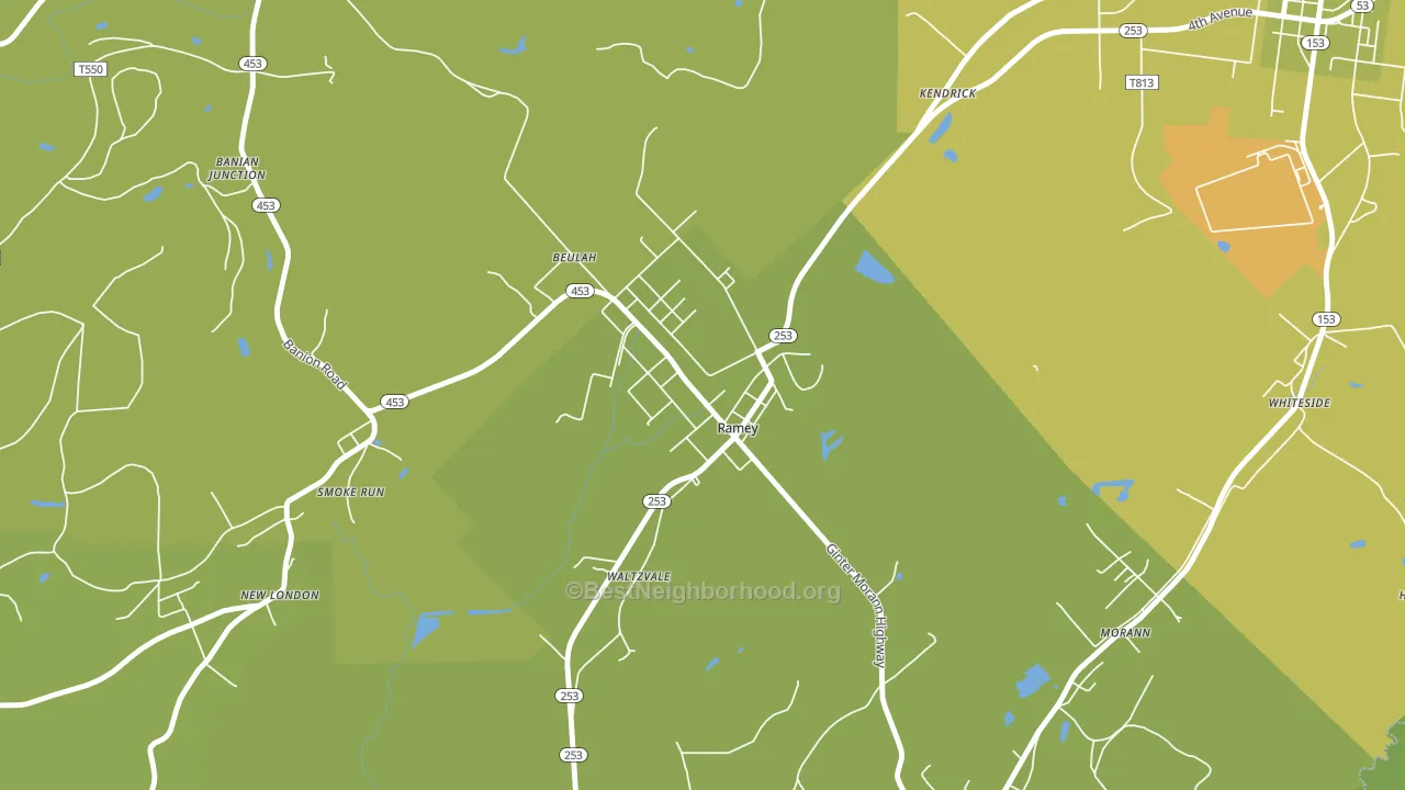 16671, PA block-group voter-turnout map