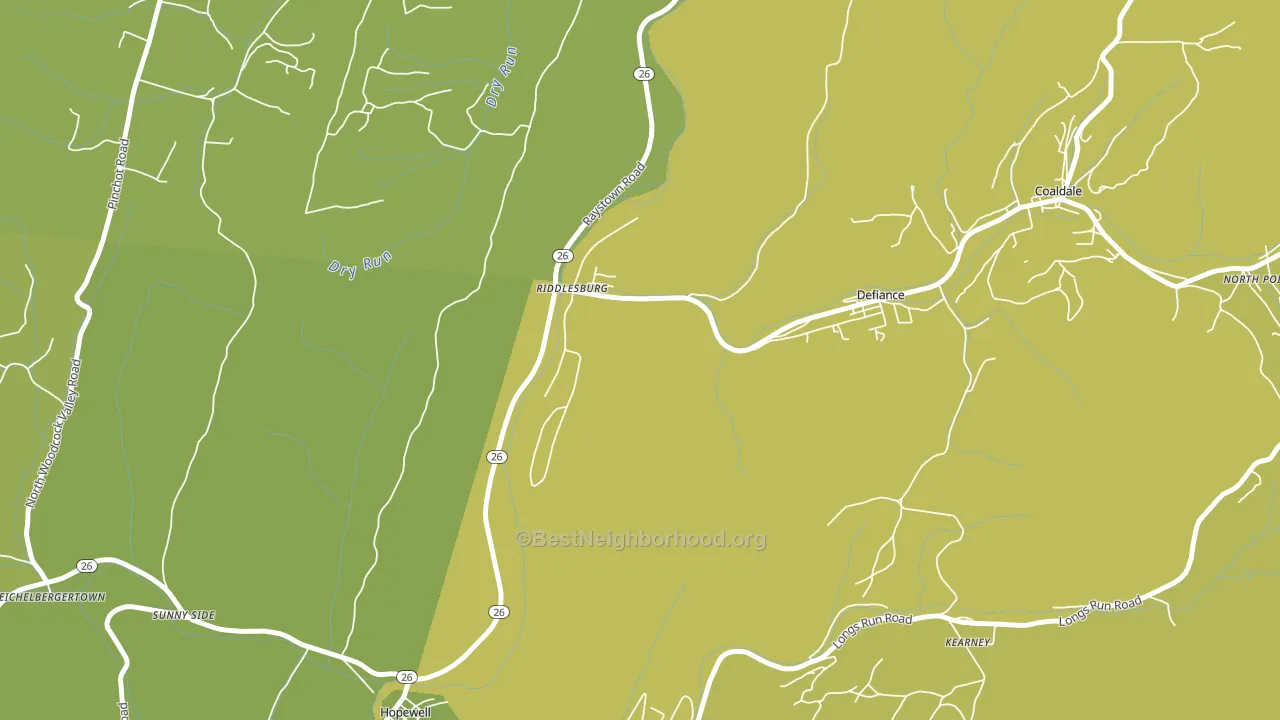 16672, PA block-group voter-turnout map