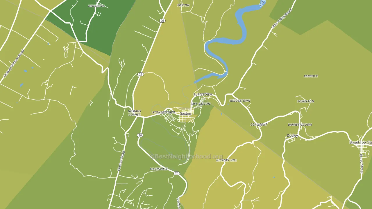 16678, PA block-group voter-turnout map