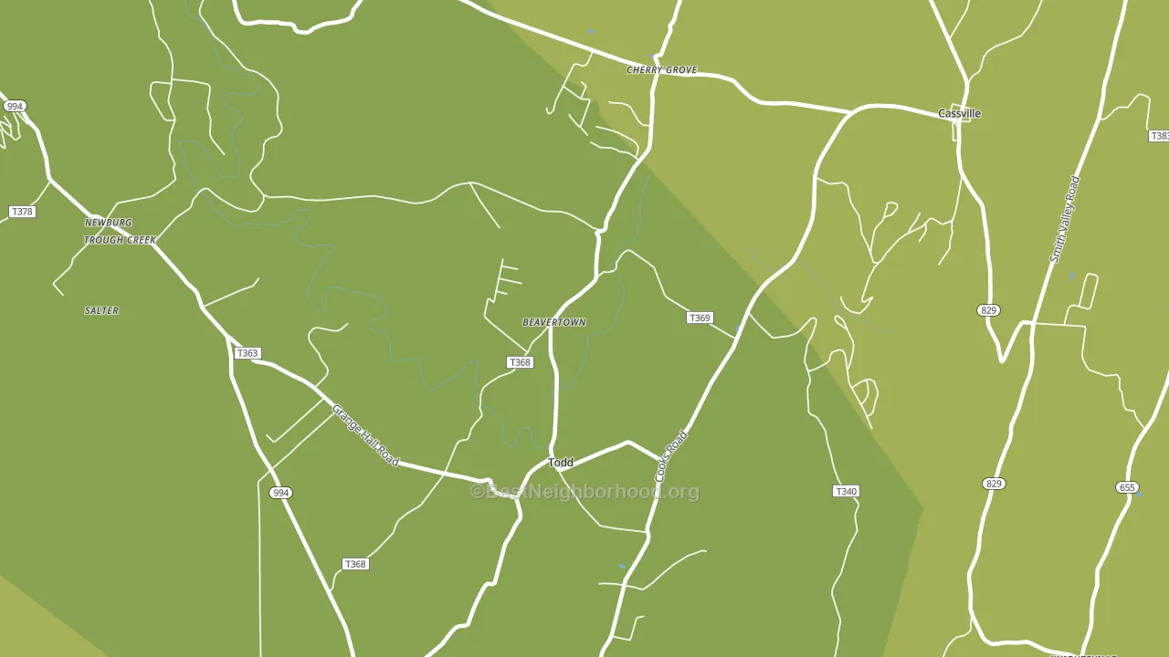 16685, PA block-group voter-turnout map