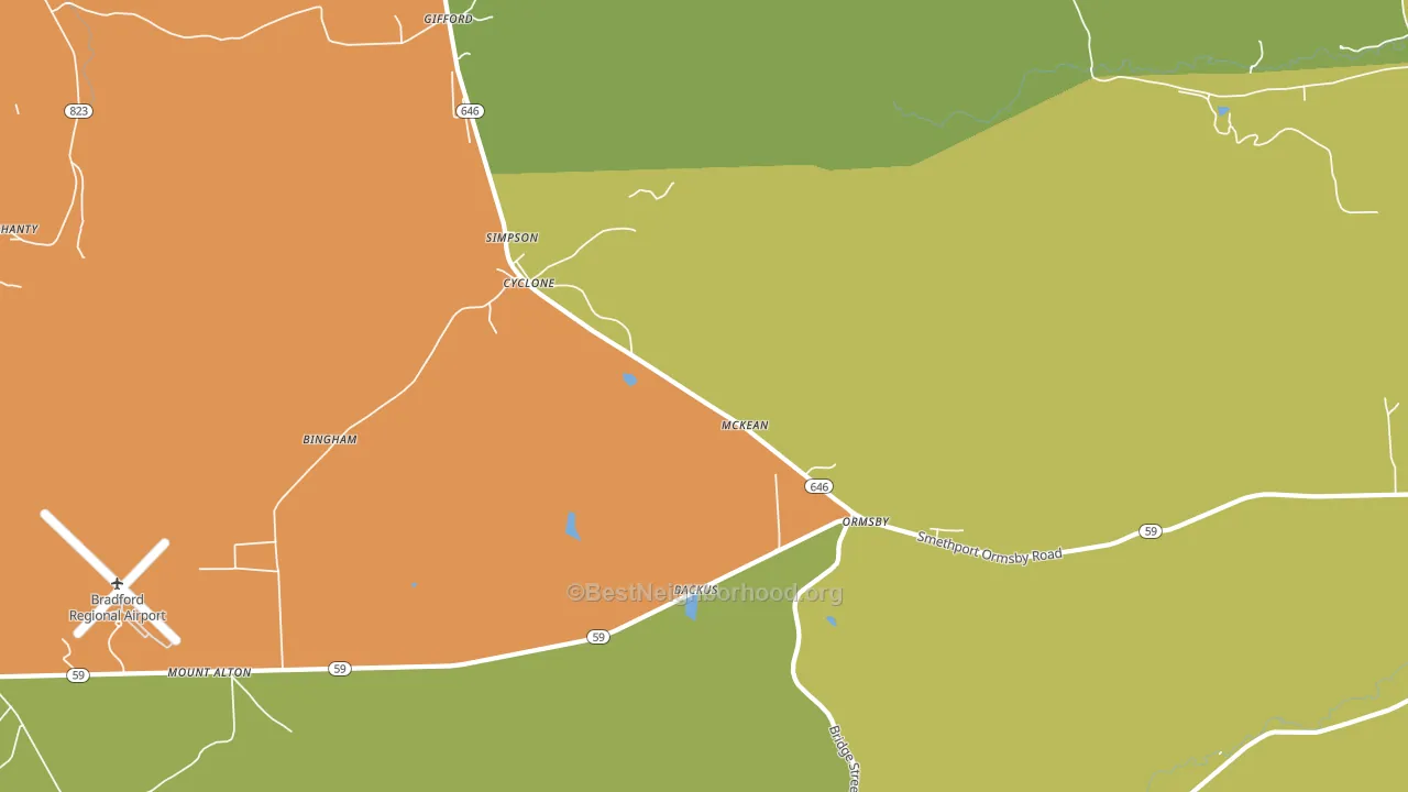 16726, PA block-group voter-turnout map