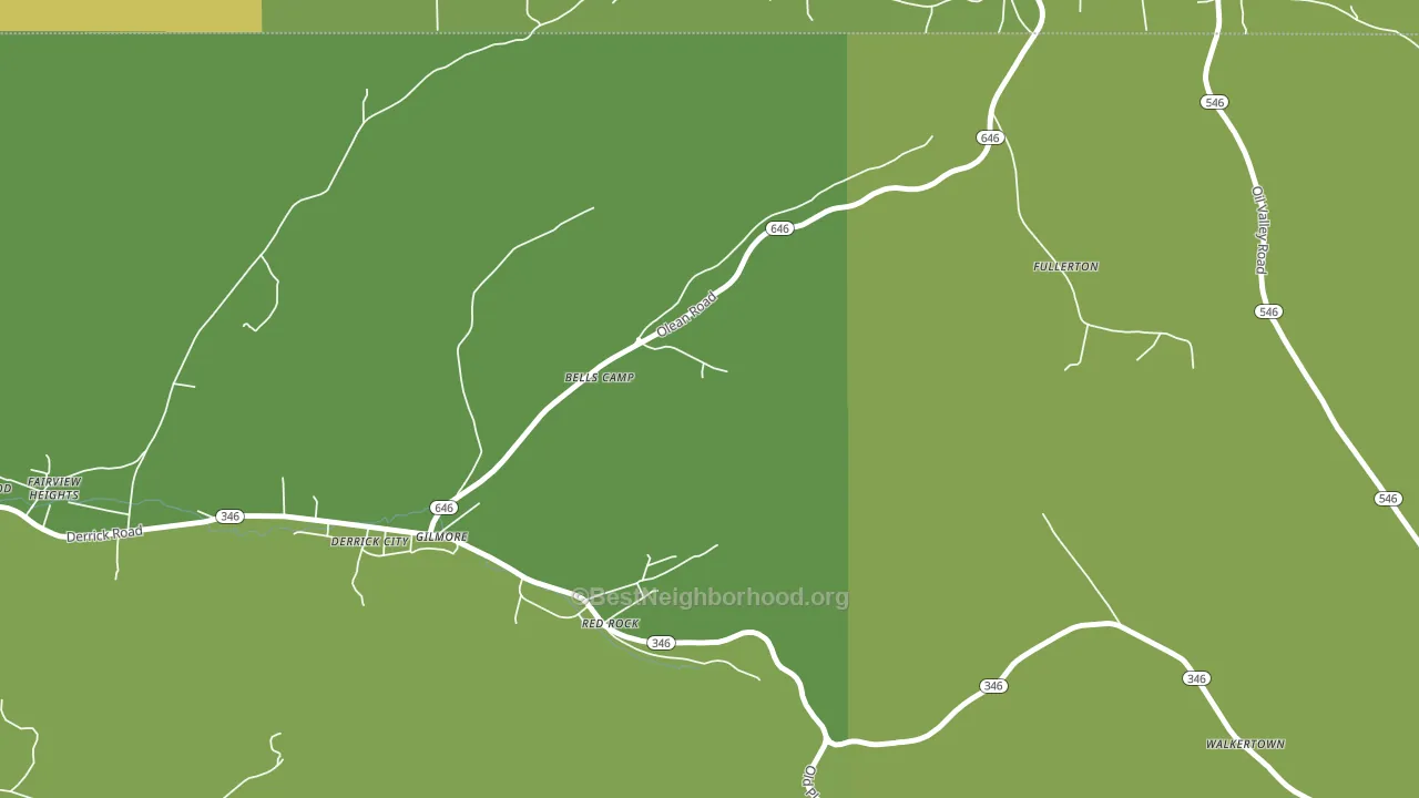 16727, PA block-group voter-turnout map