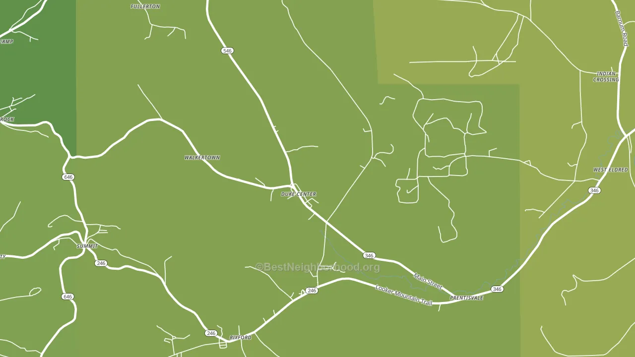 16729, PA block-group voter-turnout map