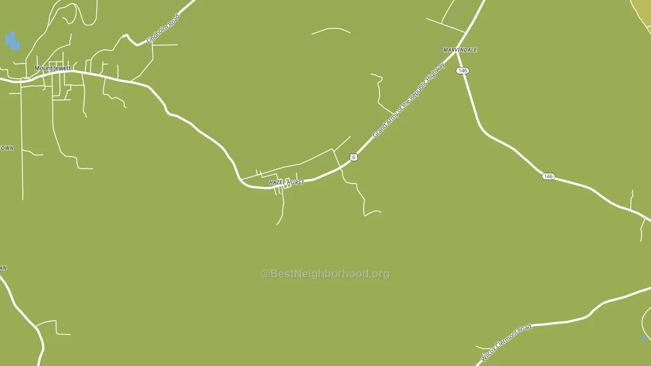 16733, PA block-group voter-turnout map