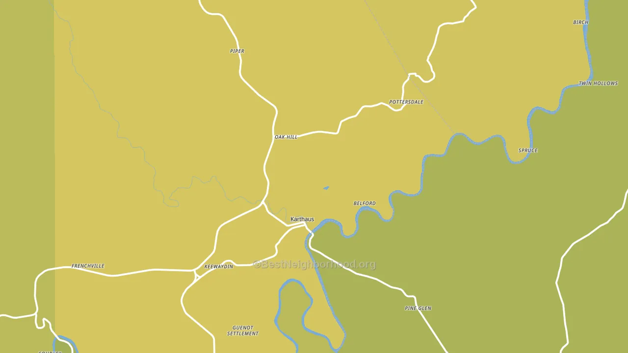 16845, PA block-group voter-turnout map
