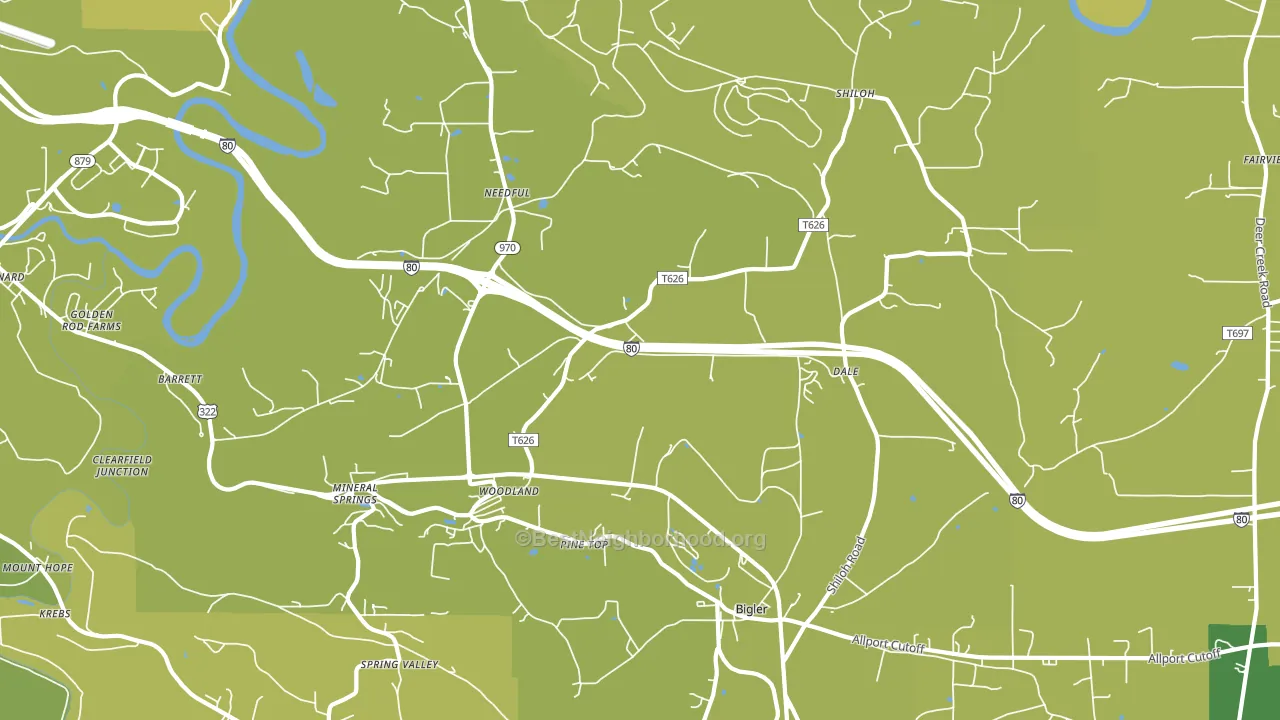 16881, PA block-group voter-turnout map