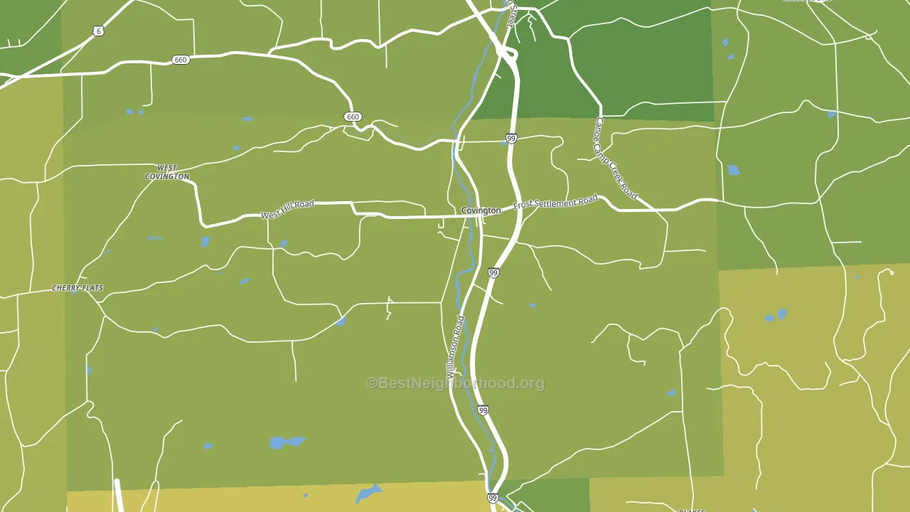 16917, PA block-group voter-turnout map