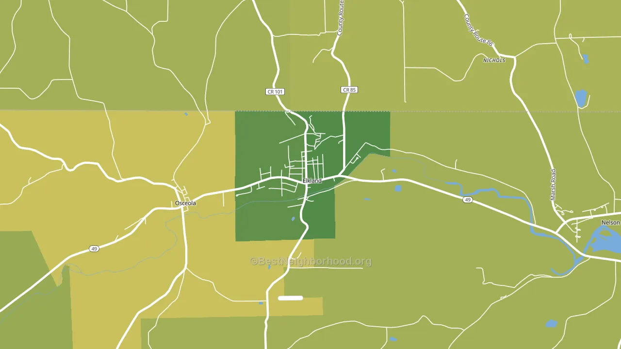 16920, PA block-group voter-turnout map