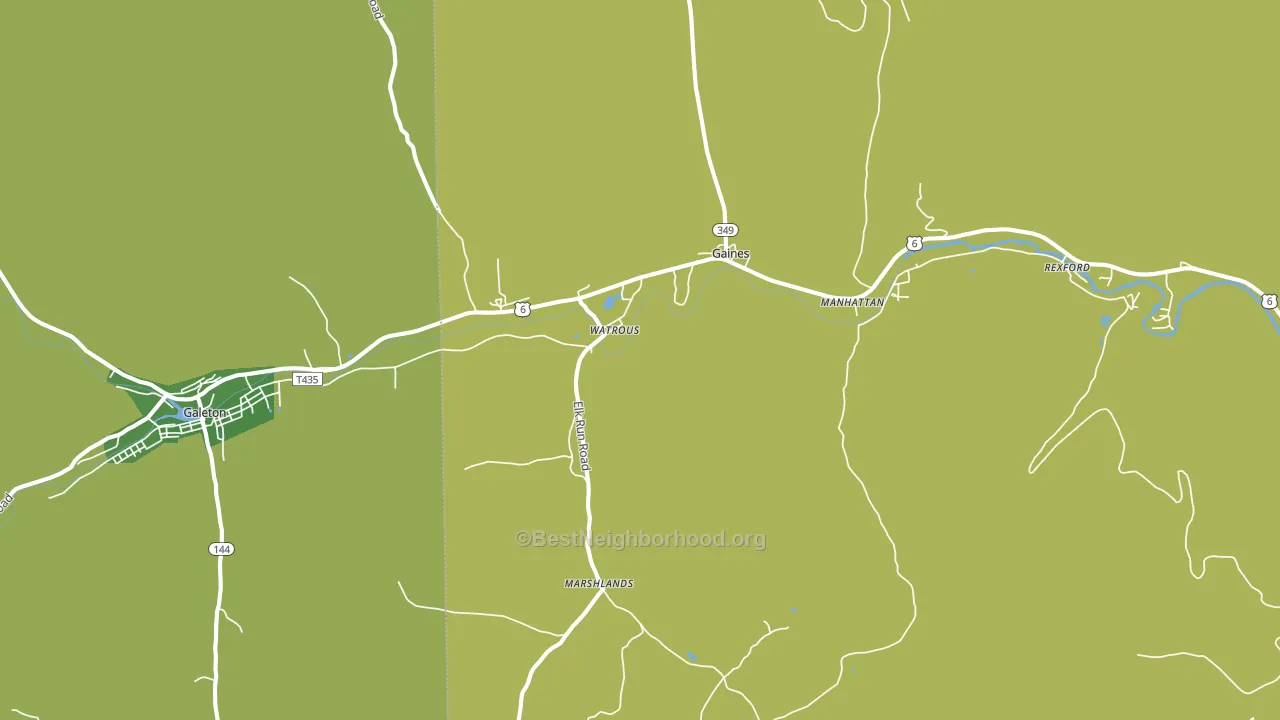 16921, PA block-group voter-turnout map