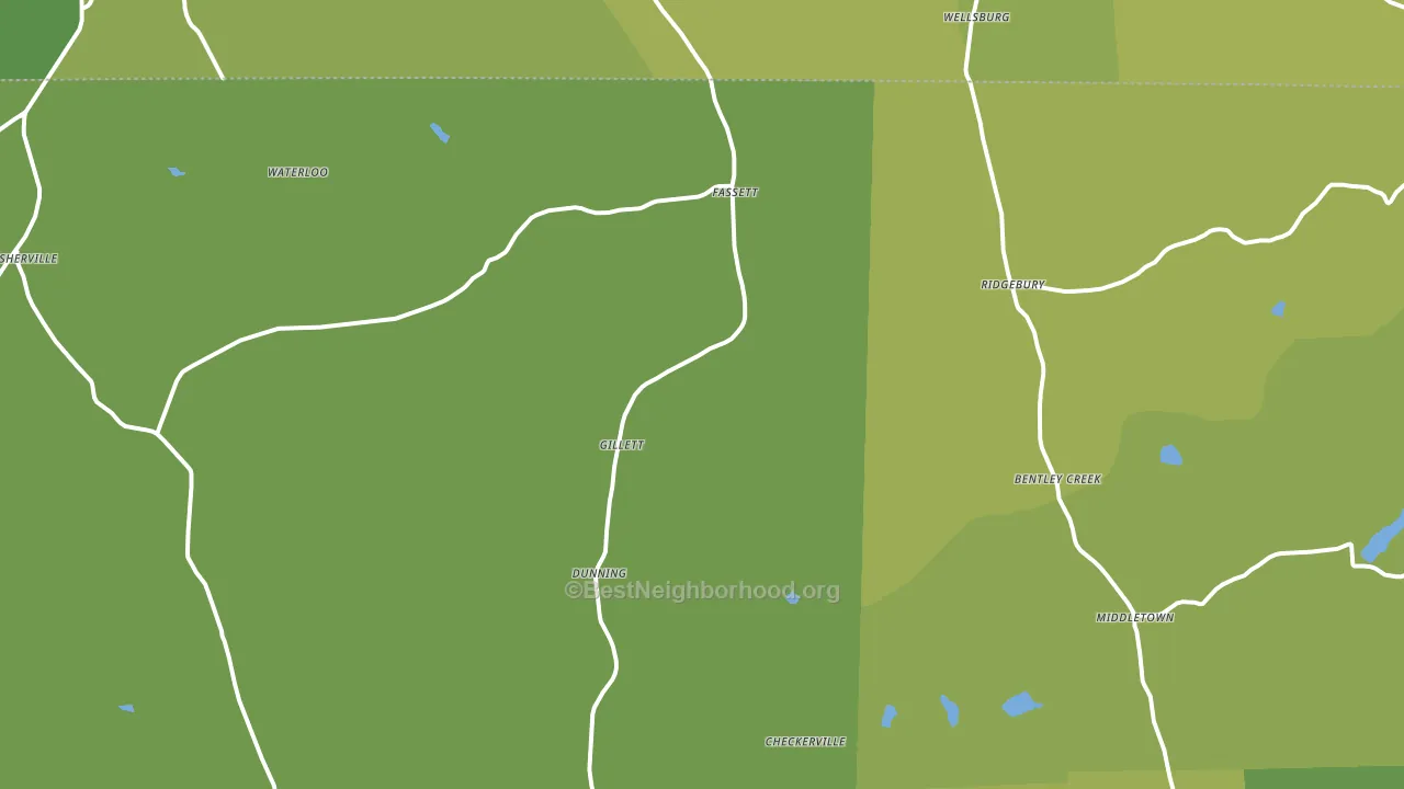 16925, PA block-group voter-turnout map