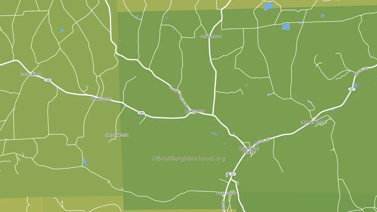 16935, PA block-group voter-turnout map