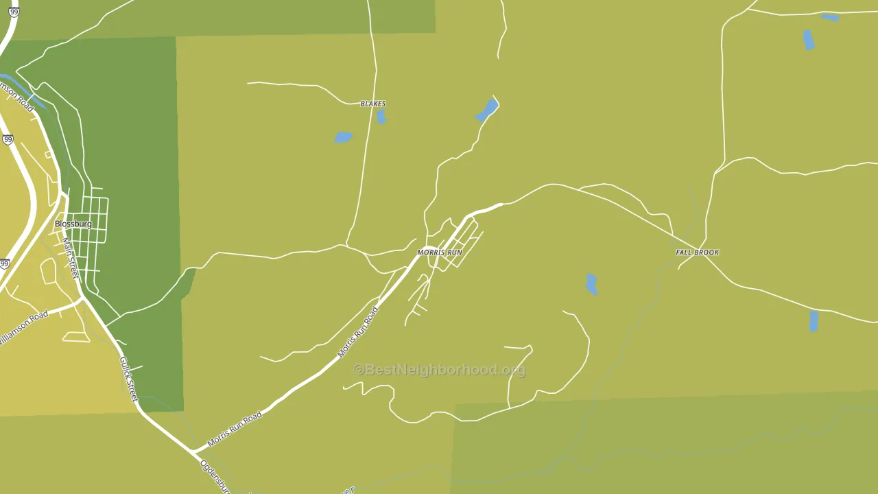 16939, PA block-group voter-turnout map