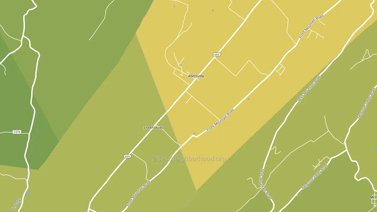 17002, PA block-group voter-turnout map