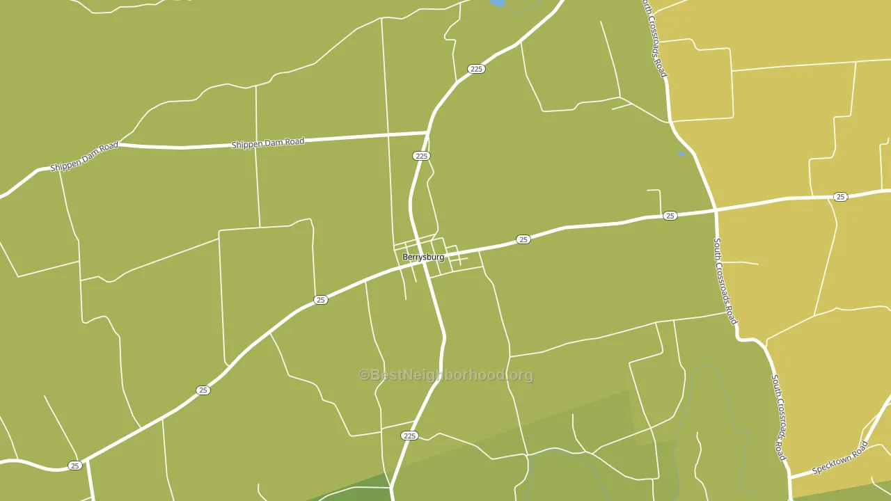 17005, PA block-group voter-turnout map