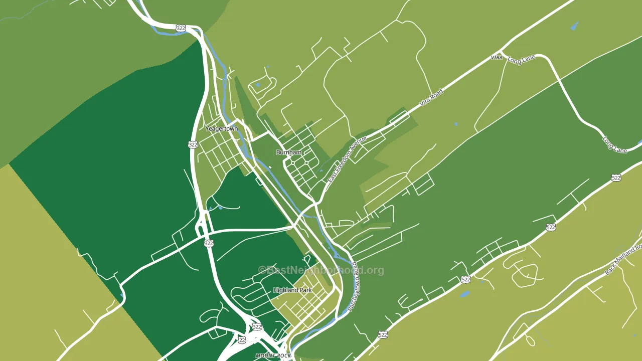 17009, PA block-group voter-turnout map