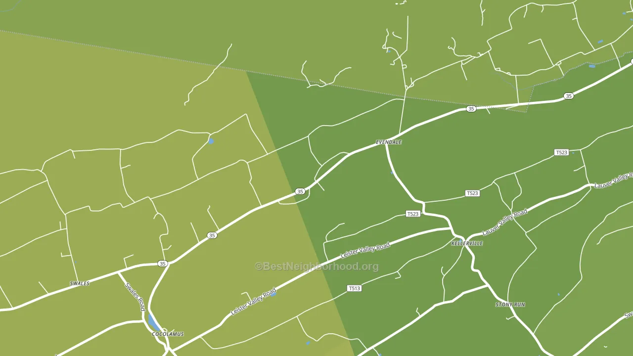 17014, PA block-group voter-turnout map