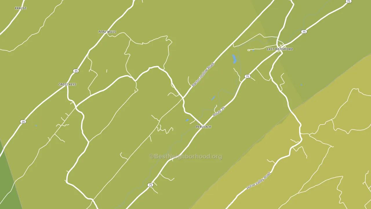 17021, PA block-group voter-turnout map
