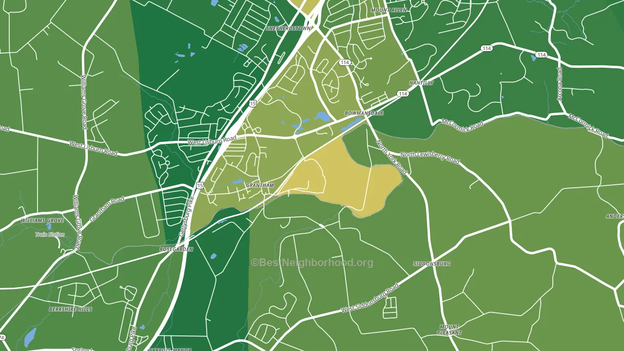 17027, PA block-group voter-turnout map
