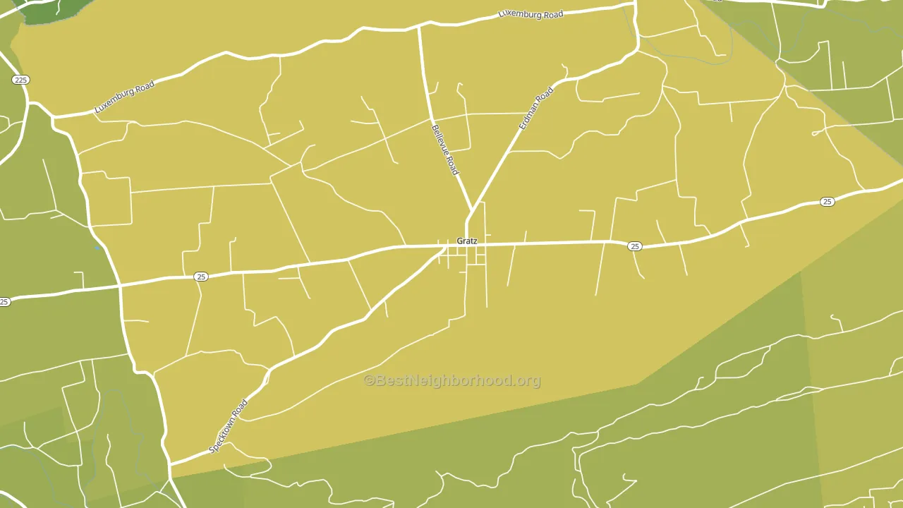 17030, PA block-group voter-turnout map