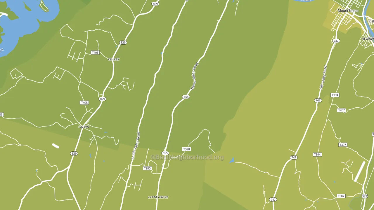 17052, PA block-group voter-turnout map
