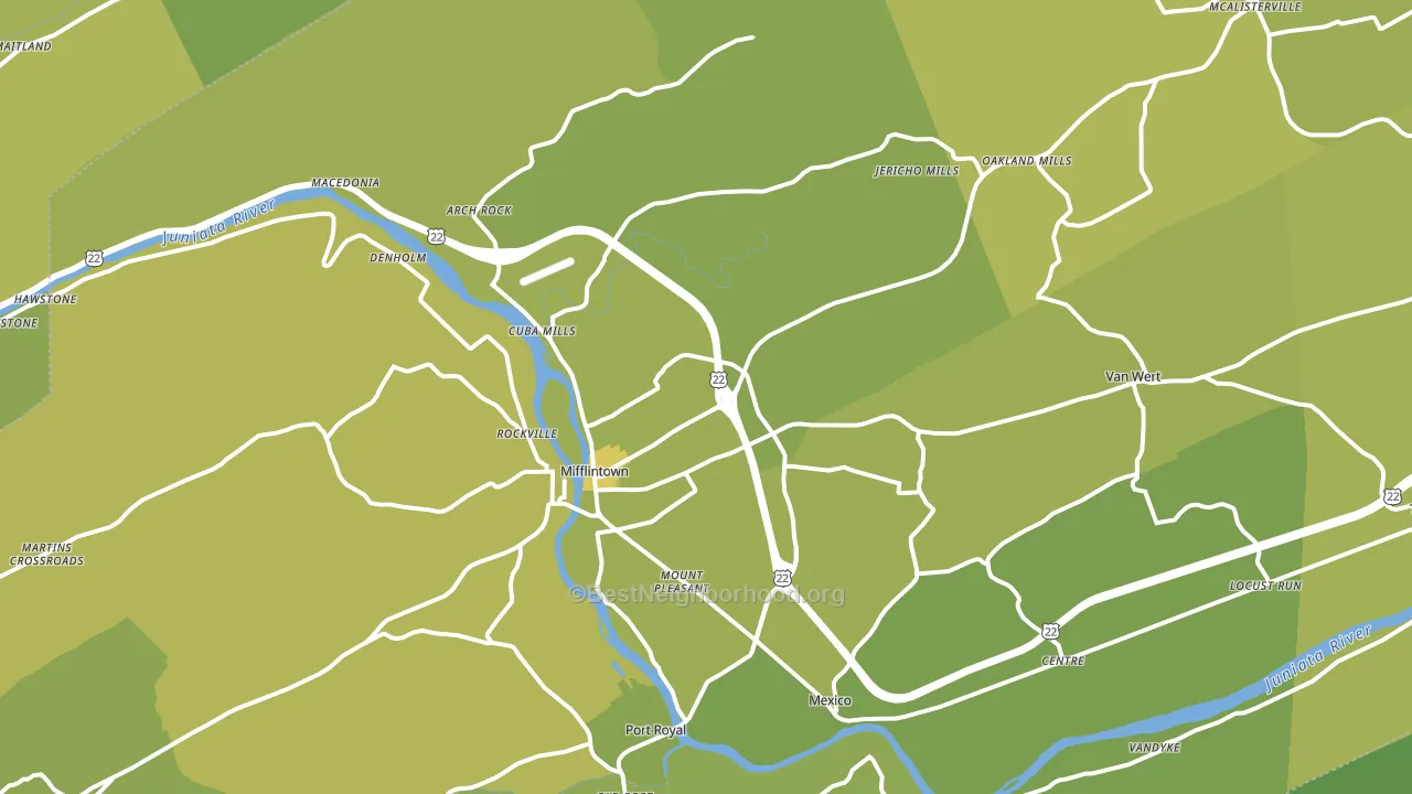 17059, PA block-group voter-turnout map