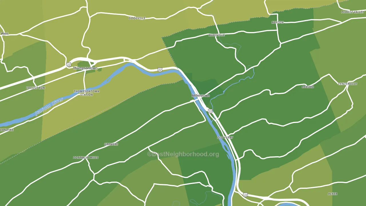 17062, PA block-group voter-turnout map