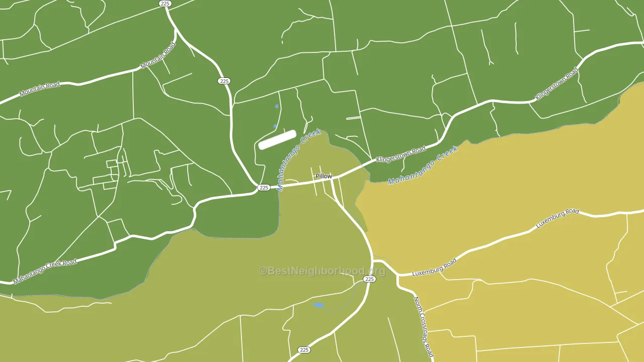 17080, PA block-group voter-turnout map