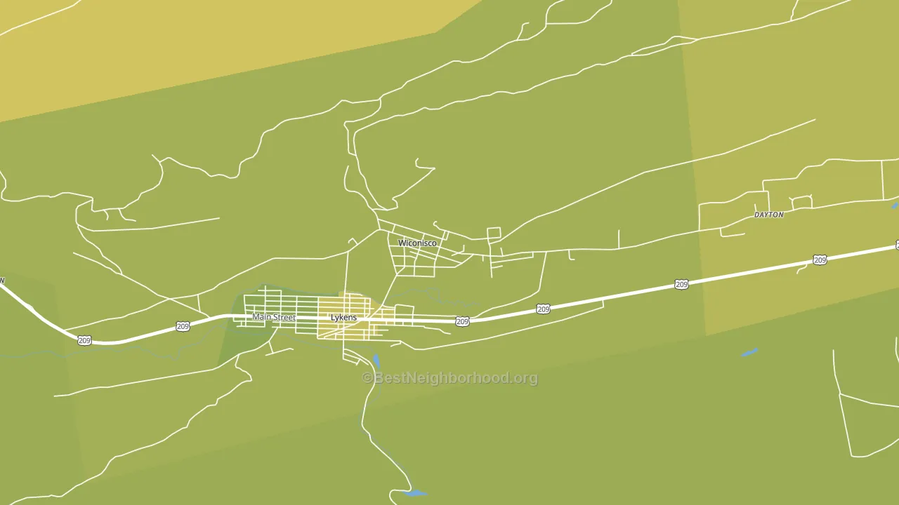 17097, PA block-group voter-turnout map