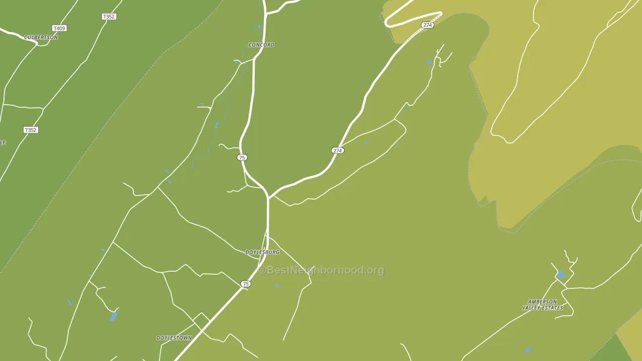 17219, PA block-group voter-turnout map