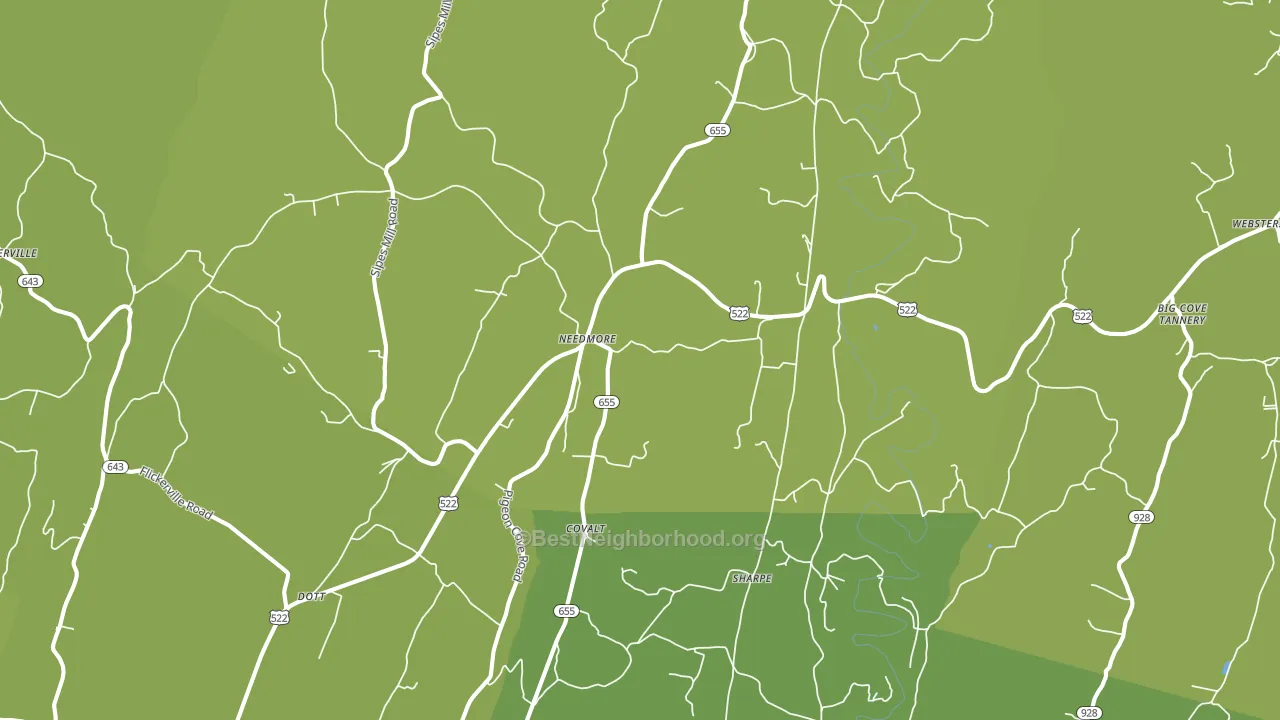 17238, PA block-group voter-turnout map